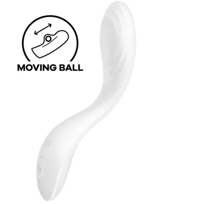 Rrrolling Pleasure G-Punkt Vibrator Weiss | Satisfyer