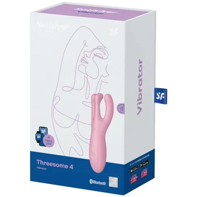 Threesome 4 Vibrator App Pink | Satisfyer