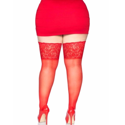 Stay Ups Transparente Oberschenkel PlusSize | Leg Avenue