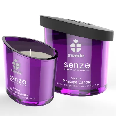 Senze Divinity Massagekerze - Grapefruit, Palmarosa, Petitgrain – Swede