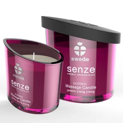 Senze Extatische Massagekerze - Jasmin, Ylang Ylang – Swede