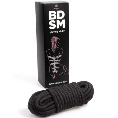 Schwarzes Bondage Seil – Secretplay Bdsm Kollektion