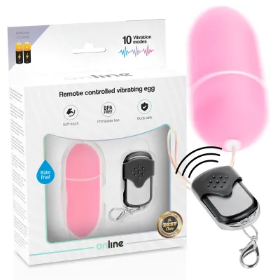Vibrationsei Mit Fernbedienung L Rosa – Online