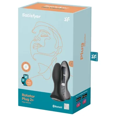 Rotator Plug 2+ App Black – Satisfyer