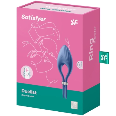 Duelist Ring Vibrator - Blau | Satisfyer