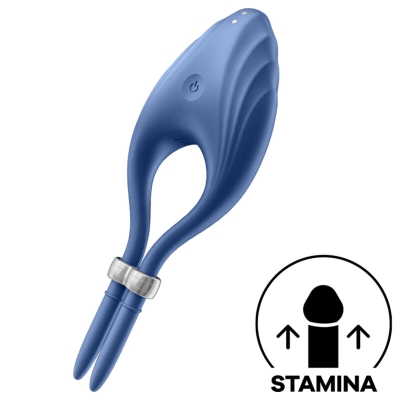 Duelist Ring Vibrator - Blau | Satisfyer