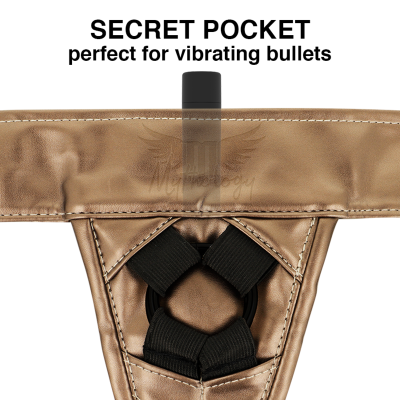 Mythology Fantasy Geschirr - Bronze S/M front nah