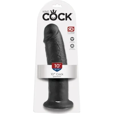 10" Dildo Schwarz 25cm – King Cock