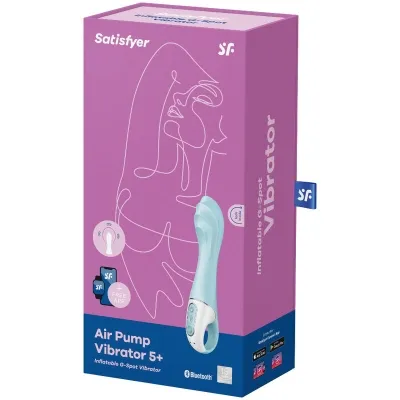Air Pump Vibrator 5+ Blau – Satisfyer