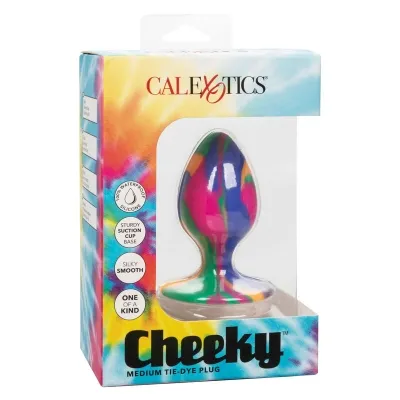 Cheeky Medium Tie Dye Analplug – Calex