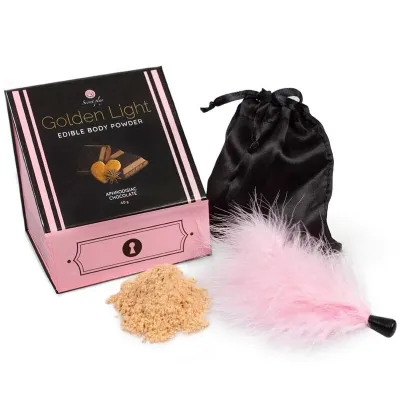 Golden Light Kit Essbares Pulver Schokolade – Secretplay