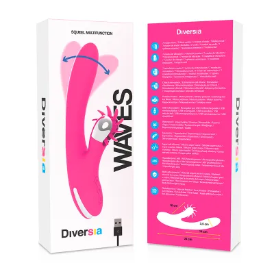 Bunny Waves Vibrator 24cm | Diversia