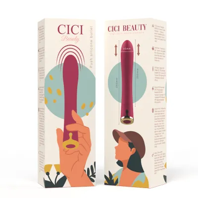 Premium Silicone Push Bullet Vibrator | Cici Beauty