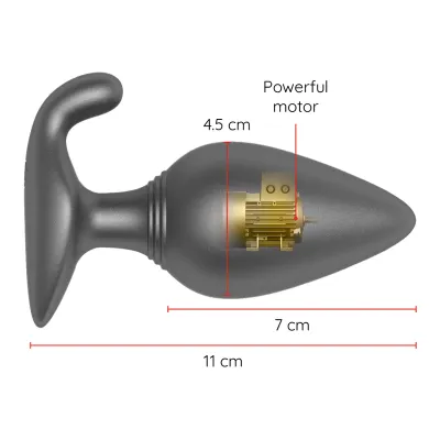 Rio Vibrating Anal Plug Black | Online