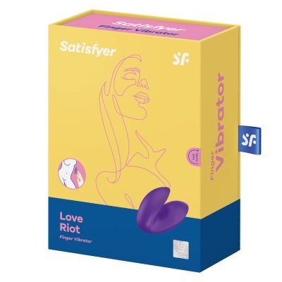 Love Riot Fingervibrator Lila | Satisfyer