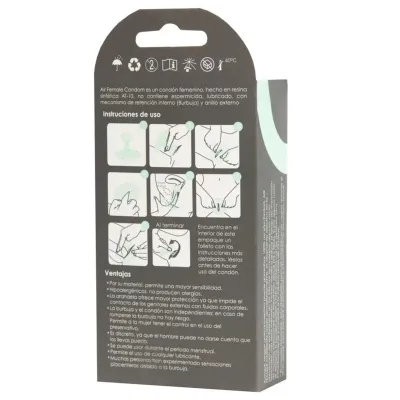 Uniq - Air Latex-Free Condom for Women 3 pcs.