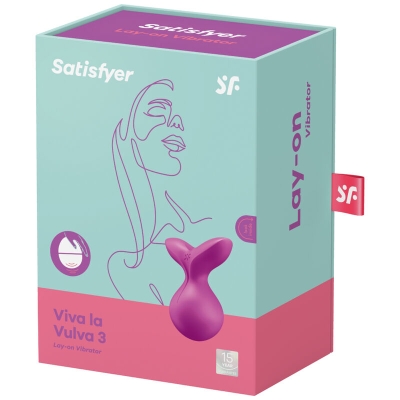 Viva La Vulva 3 Auflegvibrator Violett | Satisfyer