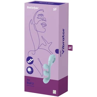 Tri Ball 2 Multivibrator Blau | Satisfyer