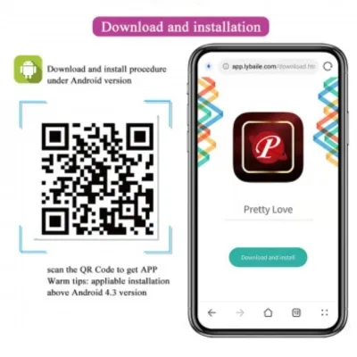 Catalina Massager Kostenlose App Lila – Pretty Love