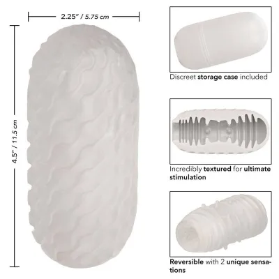 Reversible Ribbed Stroker – Calex