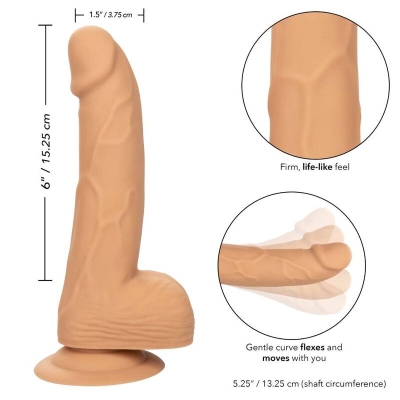 Silikon Studs 6 15,24cm Hautfarben | Calex