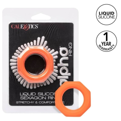 Alpha Sexagon Ring Orange | Calex