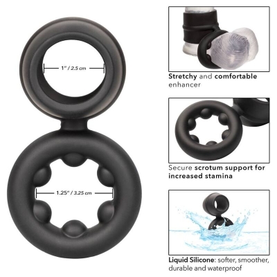 Alpha Dual Magnum Ring Schwarz | Calex