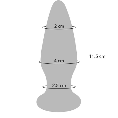 Buttocks - Der Schimmernde Glas Buttplug | Toyjoy