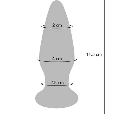 Buttocks - Der Schimmernde Glas Buttplug – Toyjoy