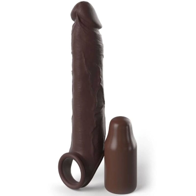Pipedreams Verlängerung Mit Riemen 17,78cm Braun | Fantasy X Tensions