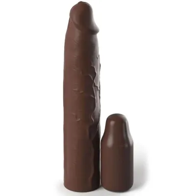 Pipedreams S/Leeve 22,86cm + 7,62cm Plug Brown – Fantasy X Tensions