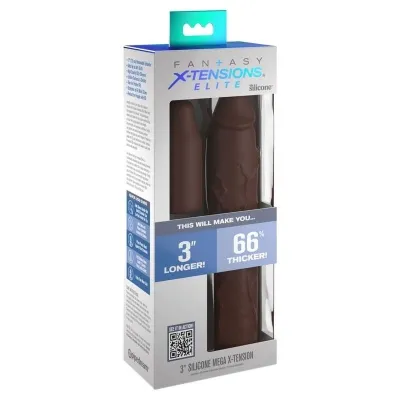 Pipedreams Sleeve 22,86cm + 7,62cm Brown – Fantasy X Tensions