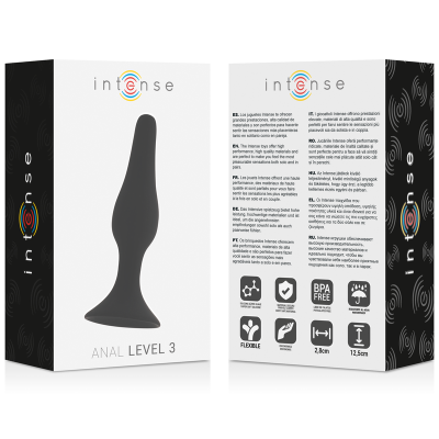 Anal Level 3 12,5cm Schwarz | Intense