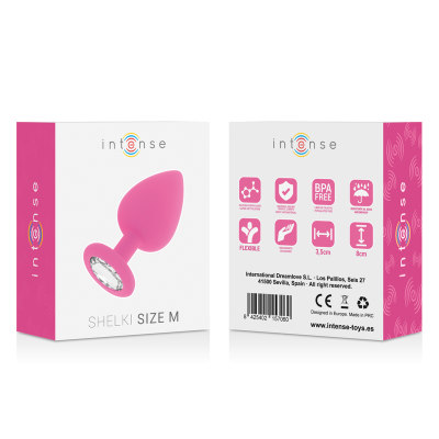 Shelki M Plug Anal Hot Pink | Intense