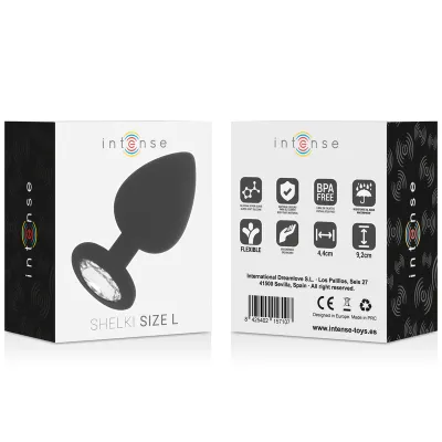 Shelki L Plug Anal Black – Intense