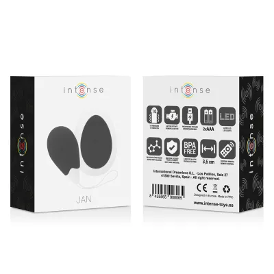 Jan Vibrating Egg Remote Deep Black – Intense