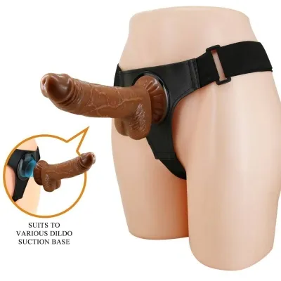 Universal Harness Mit Dildo Micheal 20cm Schwarz – Pretty Love