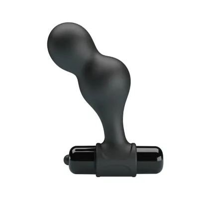 Vibrierender Analplug Aus Silikon Schwarz – Mr Play