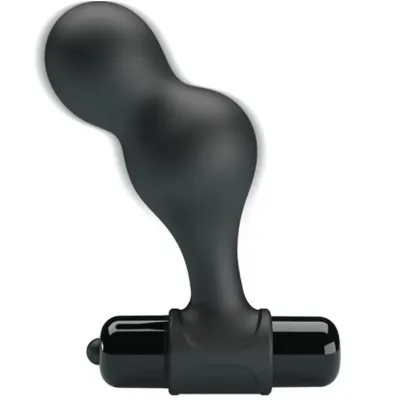 Vibrierender Analplug Aus Silikon Schwarz – Mr Play