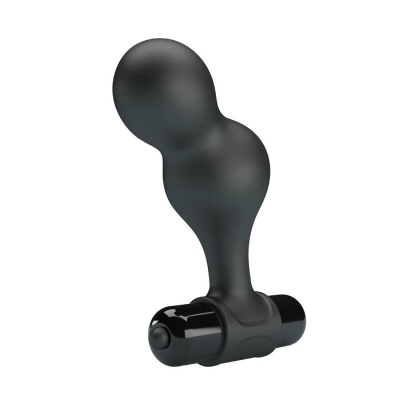 Vibrierender Analplug Aus Silikon Schwarz | Mr Play