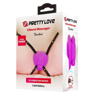 Klitormassager Heartbeat 10 Vibrationsmodi Lila | Pretty Love