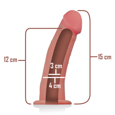Hohler Strap On-Verlänger 16 X 3cm | Intense