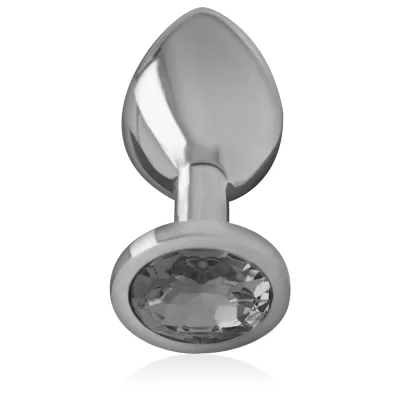 Analplug Aus Aluminium Mit Schwarzem Glas S – Intense