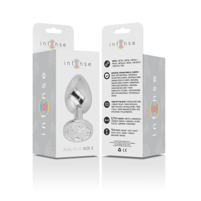Aluminium Analstecker Mit Silbernem Glas Grösse S | Intense