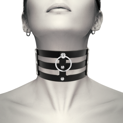 Veganes Lederhalsband Im Fetisch Stil | Coquette Chic Desire