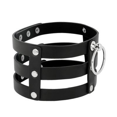 Veganes Lederhalsband Im Fetisch Stil | Coquette Chic Desire
