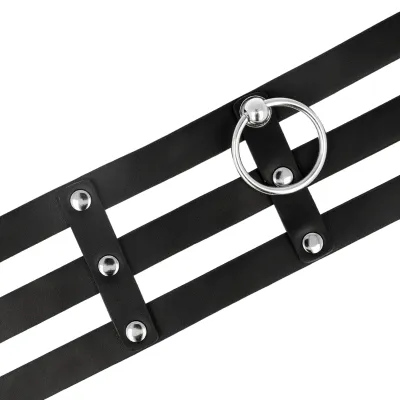 Vegan Leather Fetish Style Collar – Coquette Chic Desire