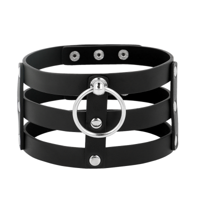 Veganes Lederhalsband Im Fetisch Stil | Coquette Chic Desire