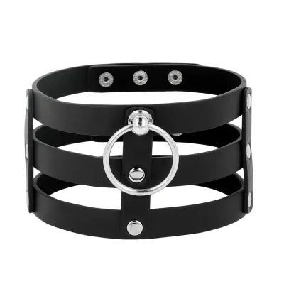 Vegan Leather Fetish Style Collar – Coquette Chic Desire