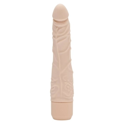 Klassischer Schlanker Vibrator Hautfarben | Get Real